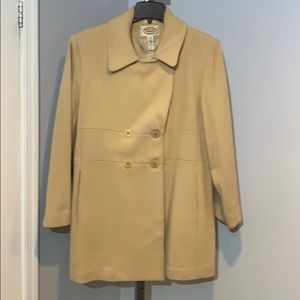Price ✂️ Talbots Tan Pea Coat